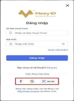 Giao diện đăng nhập 2